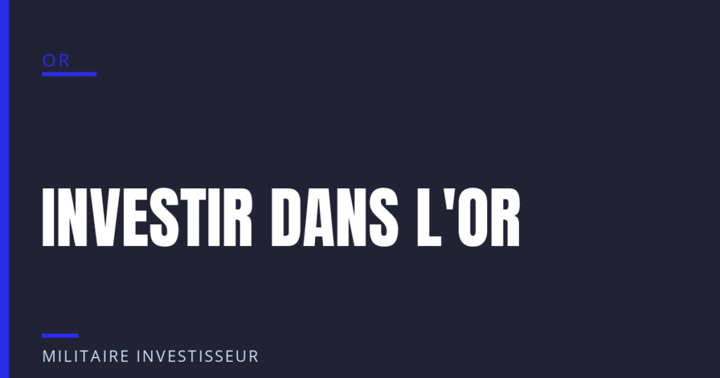 Investir dans l'or : lingots et pièces d'investissement
